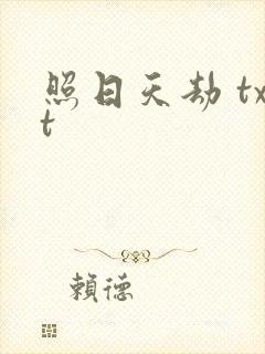 照日天劫 txt