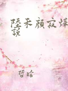 陆禾颜寂烨霖小说