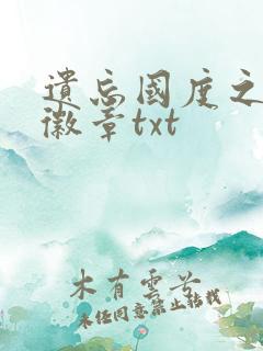 遗忘国度之神秘徽章txt