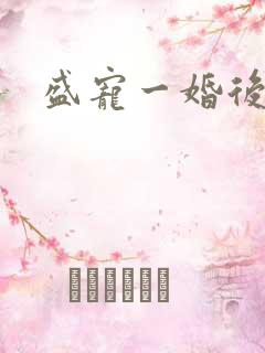 盛宠一婚后霸爱