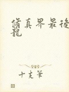 修真界最后一条龙