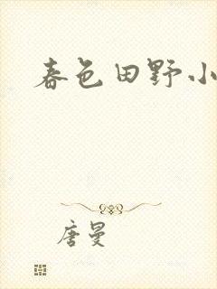 春色田野小说