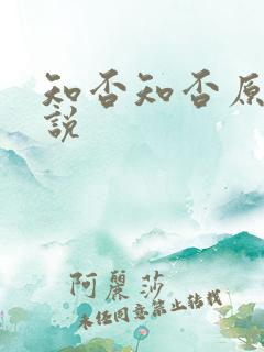 知否知否原著小说