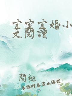 宜室宜婚小说全文阅读