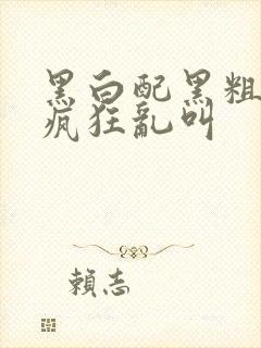 黑白配黑粗硬大疯狂乱叫