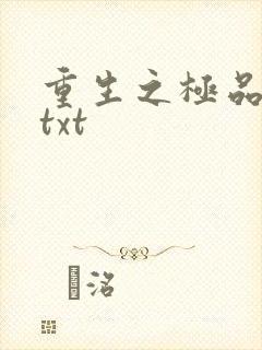 重生之极品公子txt