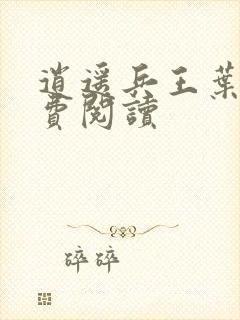 逍遥兵王叶成免费阅读