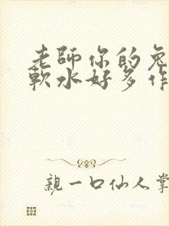 老师你的兔子好软水好多作文小说