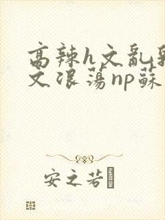 高辣h文乱乳h文浪荡np苏夏