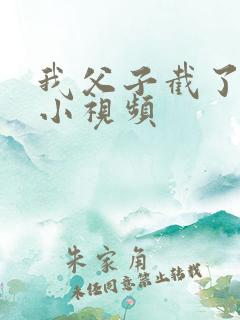 我父子截了一段小视频