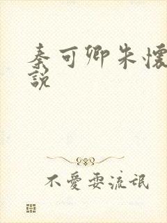 秦可卿朱怀镜小说