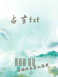 占有txt