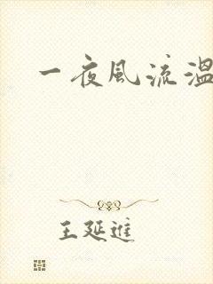 一夜风流温暮生