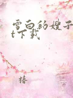 雪白的嫂子txt下载