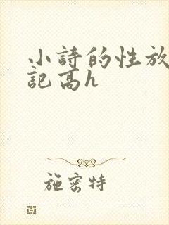 小诗的性放荡日记高h