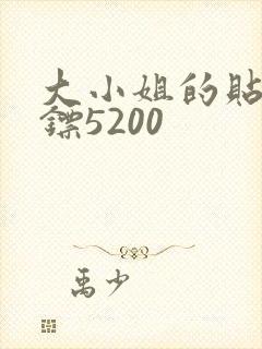 大小姐的贴身保镖5200
