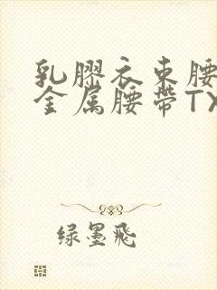 乳胶衣束腰勒紧金属腰带TXT