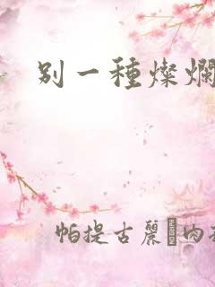 别一种灿烂生活