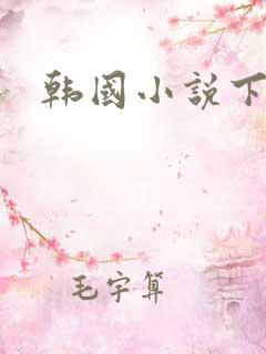 韩国小说下载