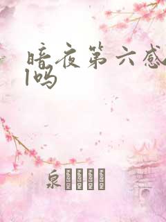 暗夜第六感是bl吗
