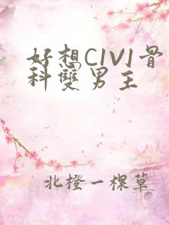 好想C1V1骨科双男主