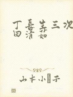 丁长生三次进入田清茹