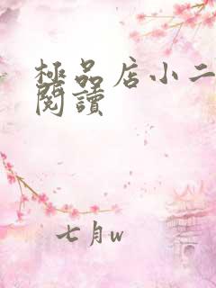 极品店小二全文阅读