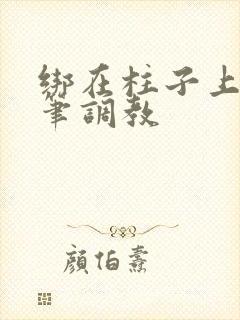 绑在柱子上用毛笔调教