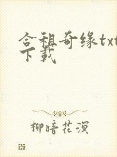 合租奇缘txt下载