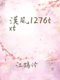 汉风1276txt