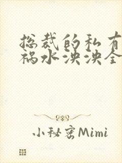 总裁的私有宝贝祸水泱泱全文阅读