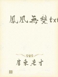 凤凰无双txt
