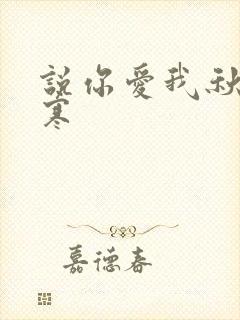 说你爱我秋夜雨寒