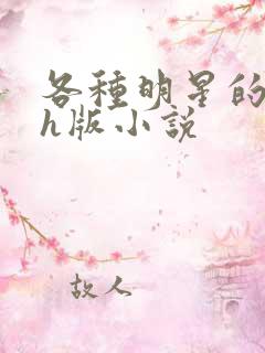 各种明星的综艺h版小说