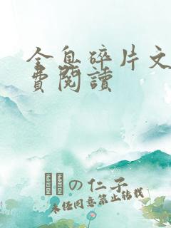 全息碎片文轩免费阅读