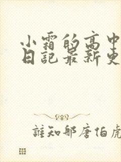 小霜的高中成长日记最新更新