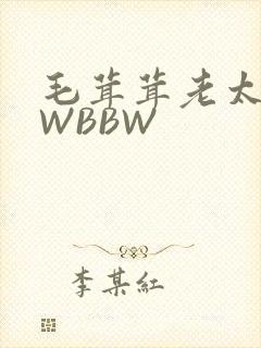 毛茸茸老太BBWBBW
