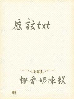 应该txt