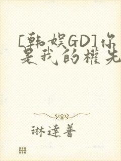 [韩娱GD]你是我的权先生