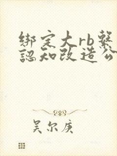 绑定大rb系统认知改造公车