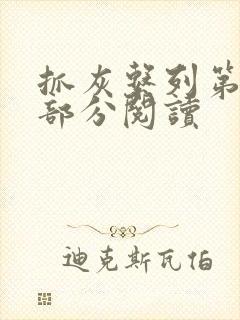 抓灰系列第33部分阅读