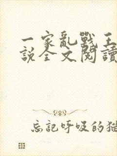 一家乱战王芳小说全文阅读