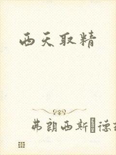 西天取精