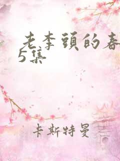 老李头的春天75集