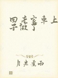 回老家车上和儿子做了