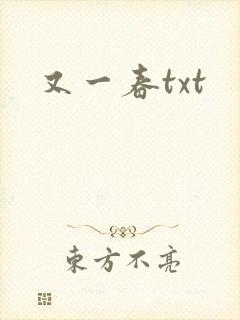 又一春txt