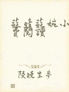 苏晴苏婉小说免费阅读