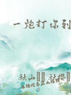 一炮打你到天亮