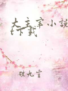 大主宰小说txt下载