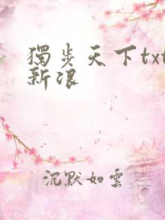 独步天下txt新浪